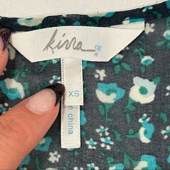 Kirra Floral Chiffon Tank XS - Picture 2 of 3